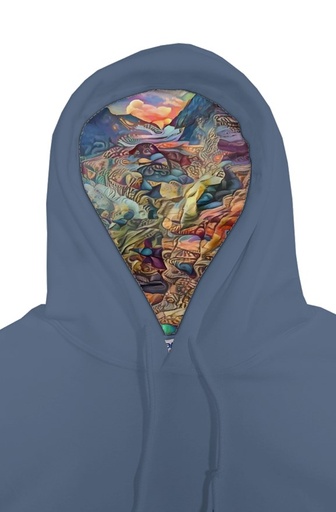 When The Moment's So Good Hood Print Hoody